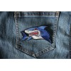 Ivamis Iron on Shark Patch - 4x2.75 inch - P7032