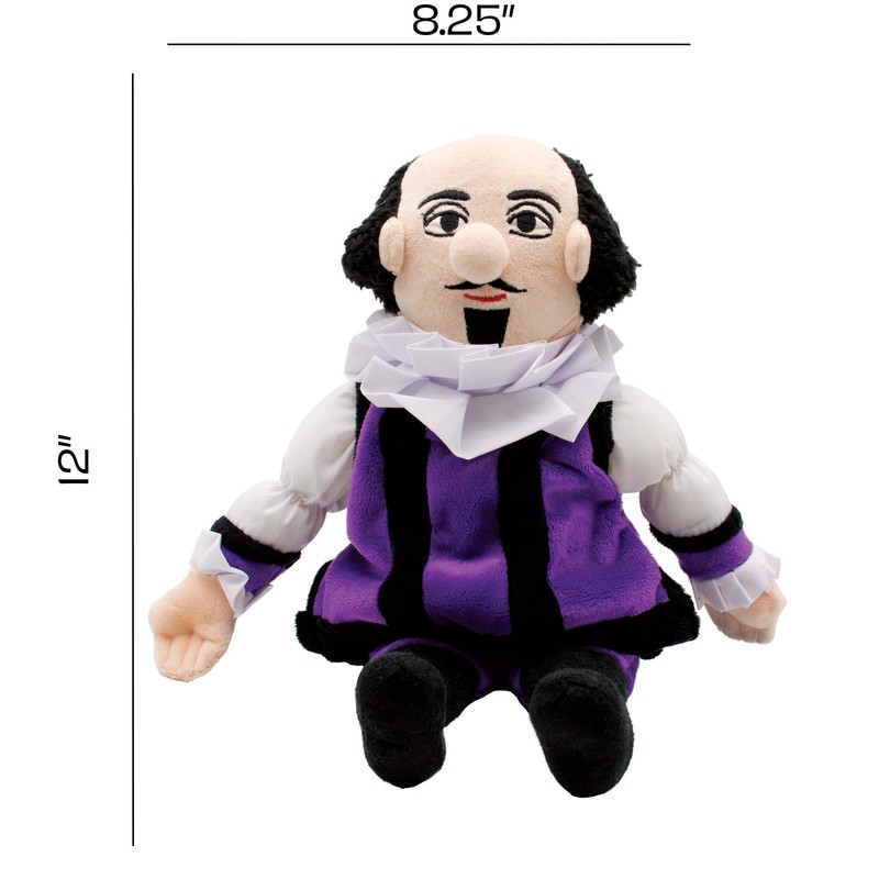 The Unemployed Philosophers Guild William Shakespeare Doll - 12" Soft