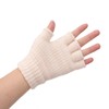 USB Heated Gloves Mitten Men Women Winter Knitted Fingerless Hand