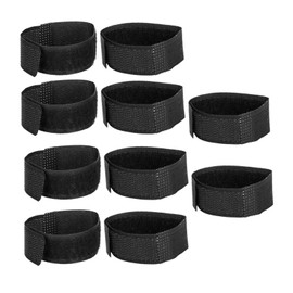 Pack of 10 Chicken Collars, Rooster Collar, Anti-Hook Chicken Collar, Chicken Collar for Pets, Cockerels (Normal Black)
