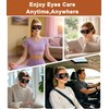 Cordless Red Light for Eyes, Under-Eye Mask, Eye Massager, Black