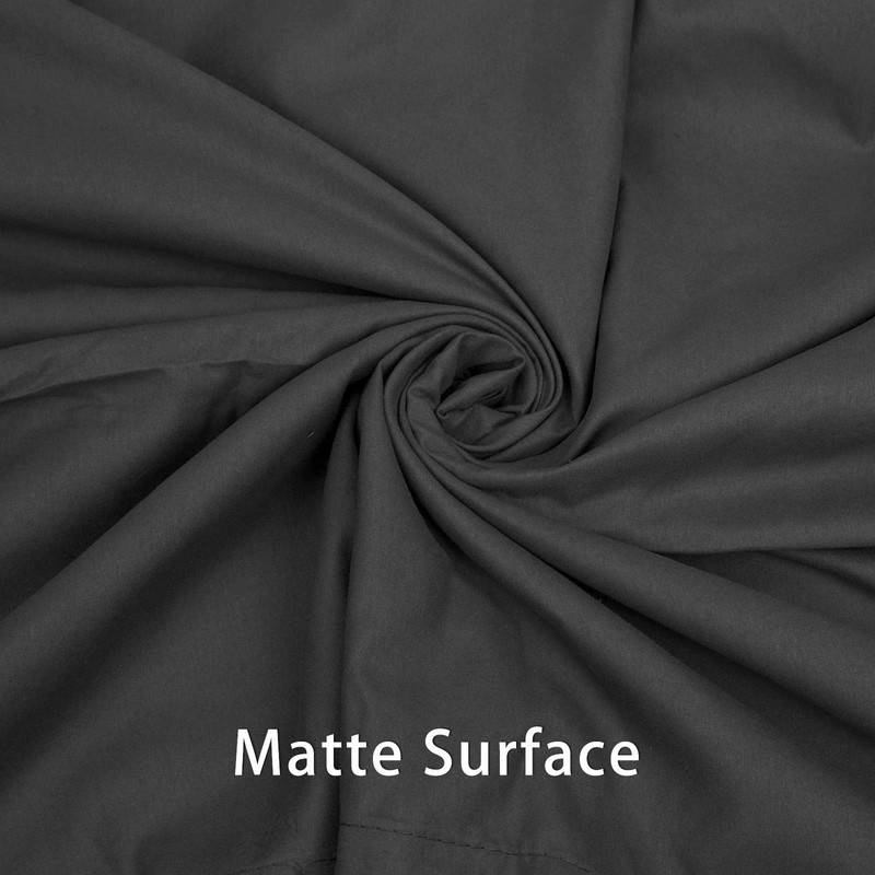 BOLLUMA 1.8x2.7m Black Screen Background Photography Backdrop, 100% Cotton Muslin