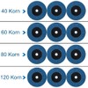ANBOO Pack of 12 Flap Discs Sanding Discs Sanding Mop