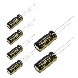 Replacement for 6 pcs Panasonic FM Series Capacitors 50V 22uf Low Impednace