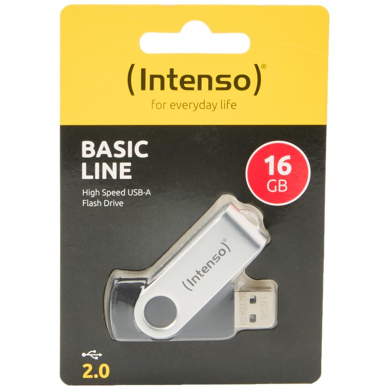 USB Flash Drive – 16 GB Intenso Basic Line Blister