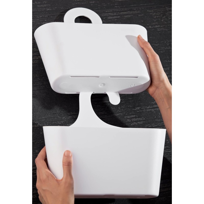 Shower Basket with Hooks for Hanging Bath Utensil Hanger