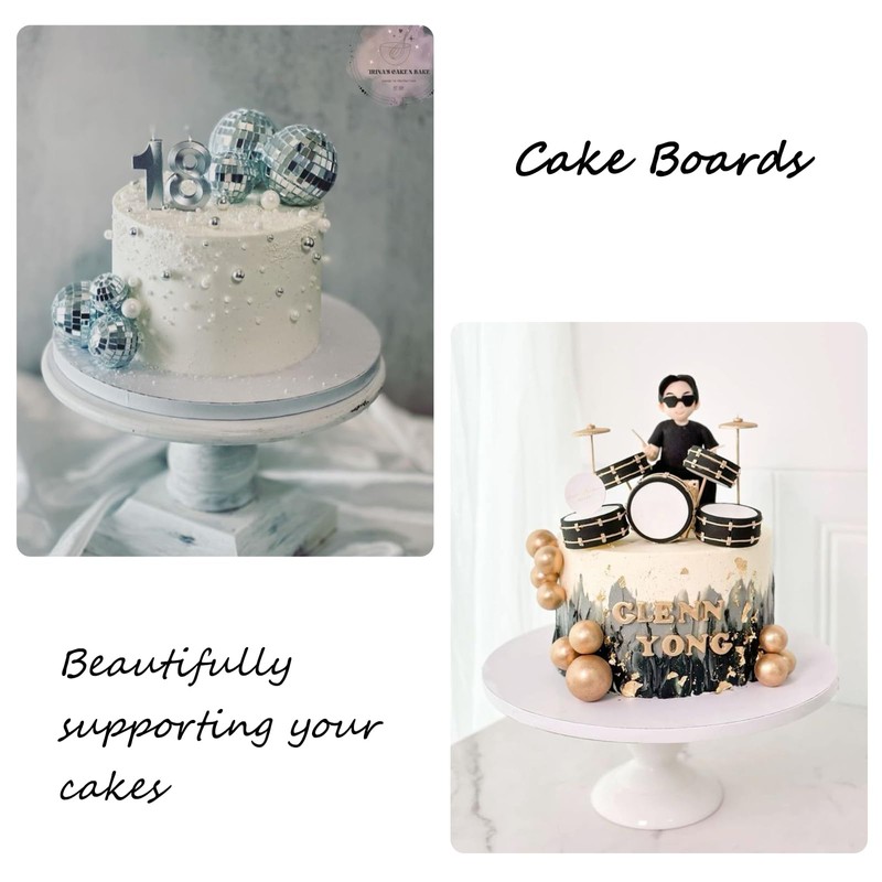 Aertiavty Aertiavty 15 Pack Cake Boards 10 Inch Round Cake