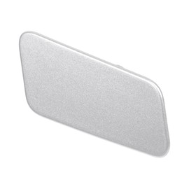 HEROFFIX Front Right Bumper Headlight Washer Nozzle Cover Cap No.8535360080B0 Bumper Trim Nozzle Cover for Lexus LX570 2016-2021 Silver Tone Plastic 1 Pcs