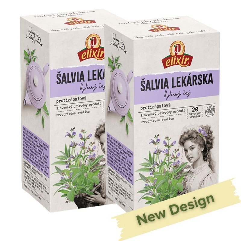 Common Sage Tea (Salvia Officinalis) Natural Herbal Tea (2 Packs,