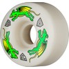 Powell Peralta Nano Rat Dragon Formula 93A Skateboard Wheel, White,