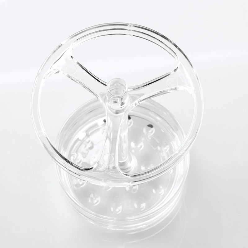iDesign Holder for Normal to Large Toothbrushes, Spin Brushes, and