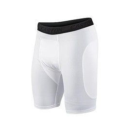 Easton Mens Safe Sliding Shorts, White, Medium US