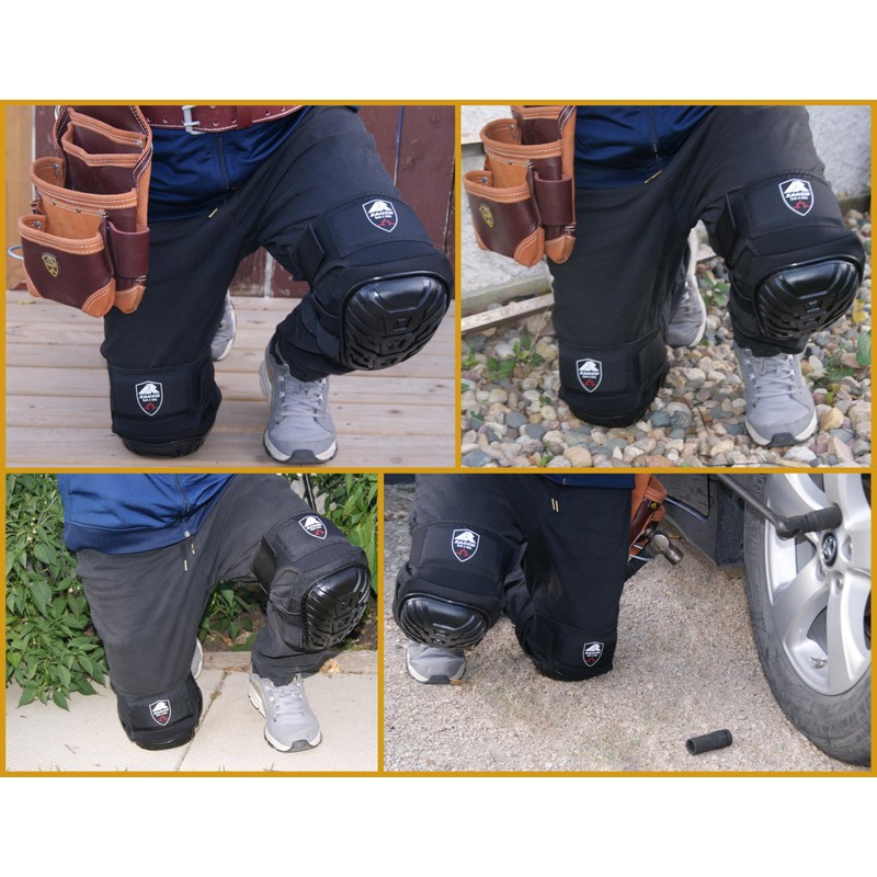 ZAKCO PNP100. PRO Heavy Duty Gel & Foam Knee Pads