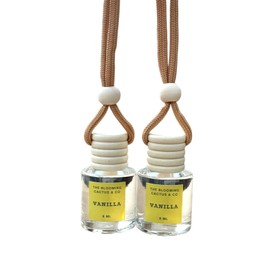 2 Long-Lasting Fragrance for Car and Small Rooms-Car Air Freshener-Air Freshener for Car-Car Hanging Air Freshener-Phthalate Free Fragrance (Vanilla)