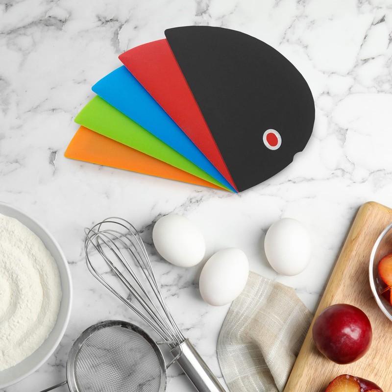 Messermeister Silicone Bowl Scraper, Blue