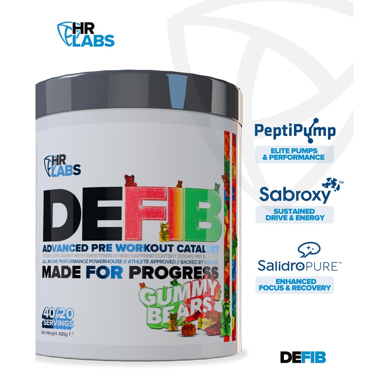HR Labs DEFIB, Ultimate All in One Advanced Strong Pre