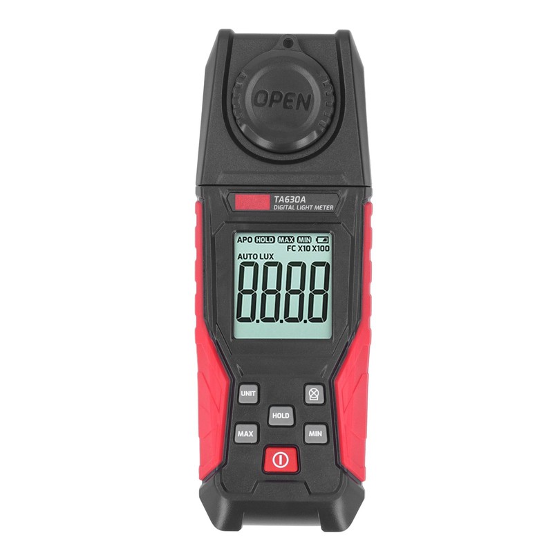 Digital Illuminometer High Accuracy 200000 LX Range 0.1LX Resolution Luxmeter