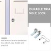 2 juegos Cerradura Tringulo para Gabinete de Distribucin Antixido Seguro