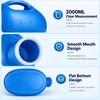 Portable Urinal Bottle with Tube for Bedside Use – 2000mL