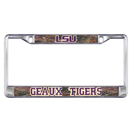 LSU Plate Frame (DOMED CAMO LSU PLATE FRAME (37180))