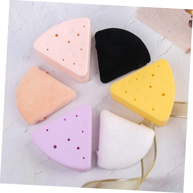 VICASKY Makeup Sponge Holder Triangular Cosmetic Sponge Storage Box Durable