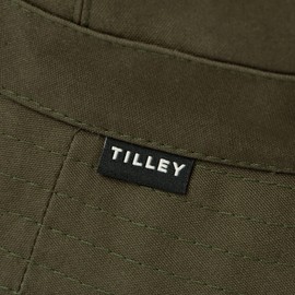 Tilley Waxed Bucket Hat, Green, Large