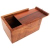 Indian Glance Wooden Urn Box - Urn for Human Ashes