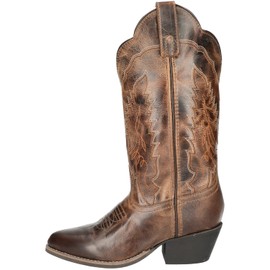 Smoky Women'sBrown Leather Western Cowboy Boot