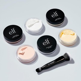 e.l.f. Base de masilla luminosa, perfeccionadora de la piel, ligera, sedosa, de larga duración, hidrata, crea una base suave, ilumina, rellena, infundida con ácido hialurónico y colágeno vegano, 0.74 onzas, (paquete de 2)