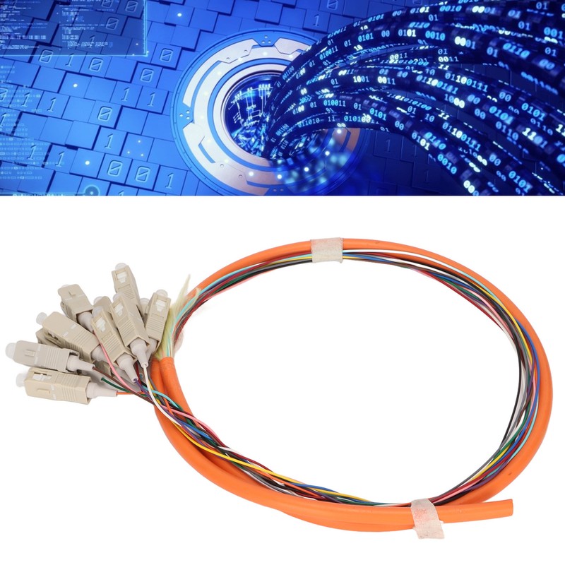 Fiber Optic Cable 1 Meter 12 Strand Multimode Low Insertion