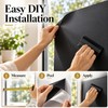 Blackout Window Film for Bedroom Privacy – Self-Adhesive Light Blocking