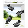SANNCE 1080P Security Camera AHD/TVI/CVI/CVBS 4-in-1 CCTV Camera IP66 Weatherproof