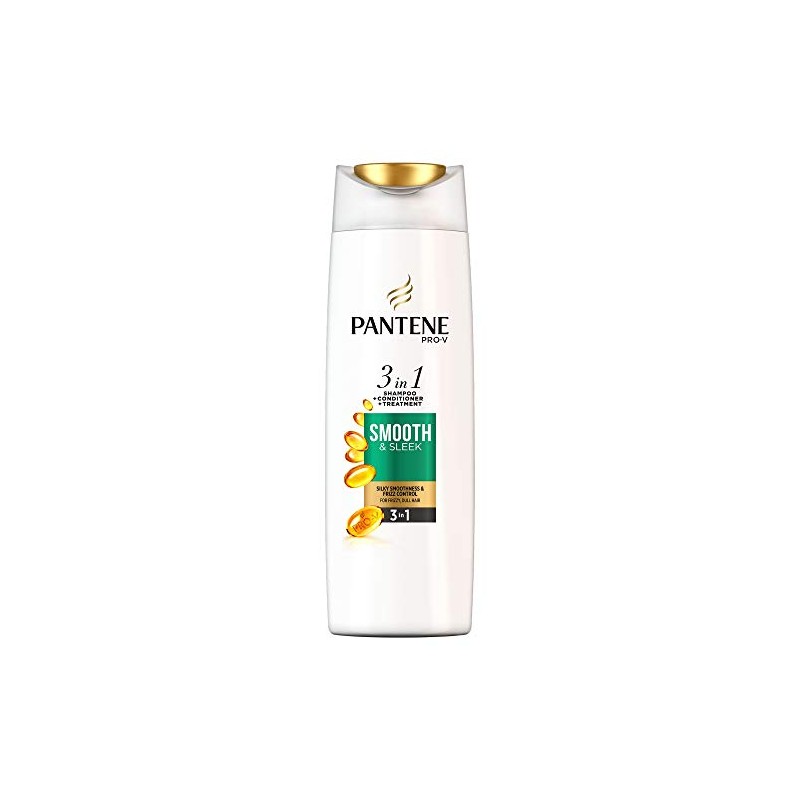 Pantene Pro-V Smooth & Sleek 3-in-1 Shampoo Plus Conditioner, for
