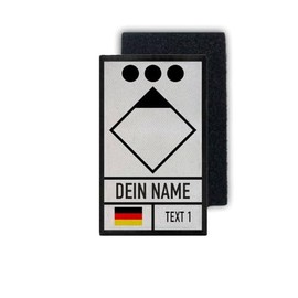 Copytec Patch Train Guide Fire Brigade Rescue Service Control Centre Fire Guard Velcro # 35677