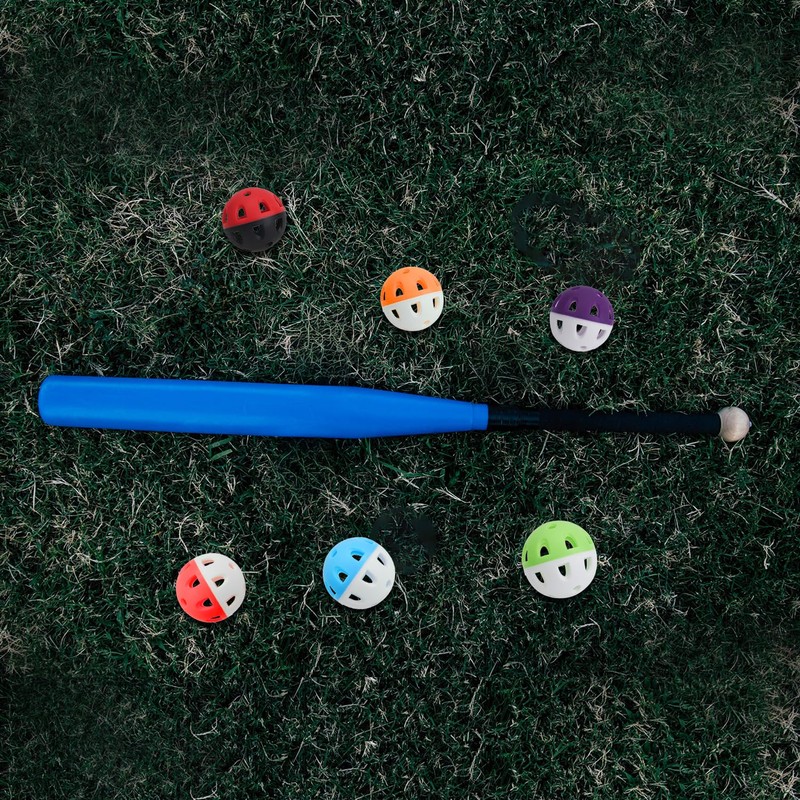 Tinoaly 24pcs Baseball Training Balls, 1.65in Small Baseball Golf Practice