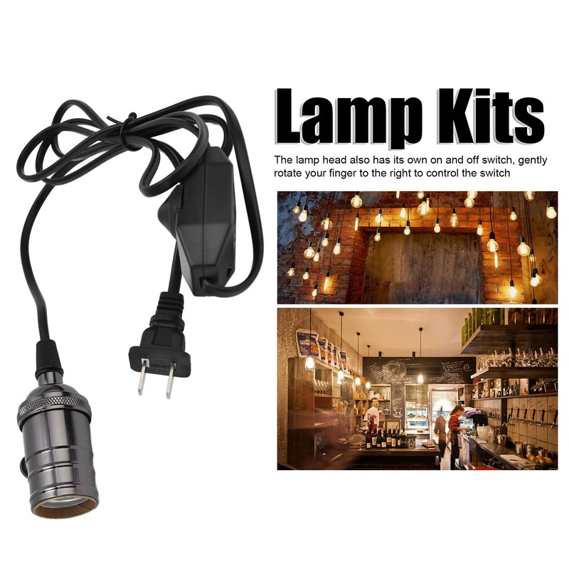 Lamp Making Kit, Long Lasting Plug in Dimmable Practical Pendant