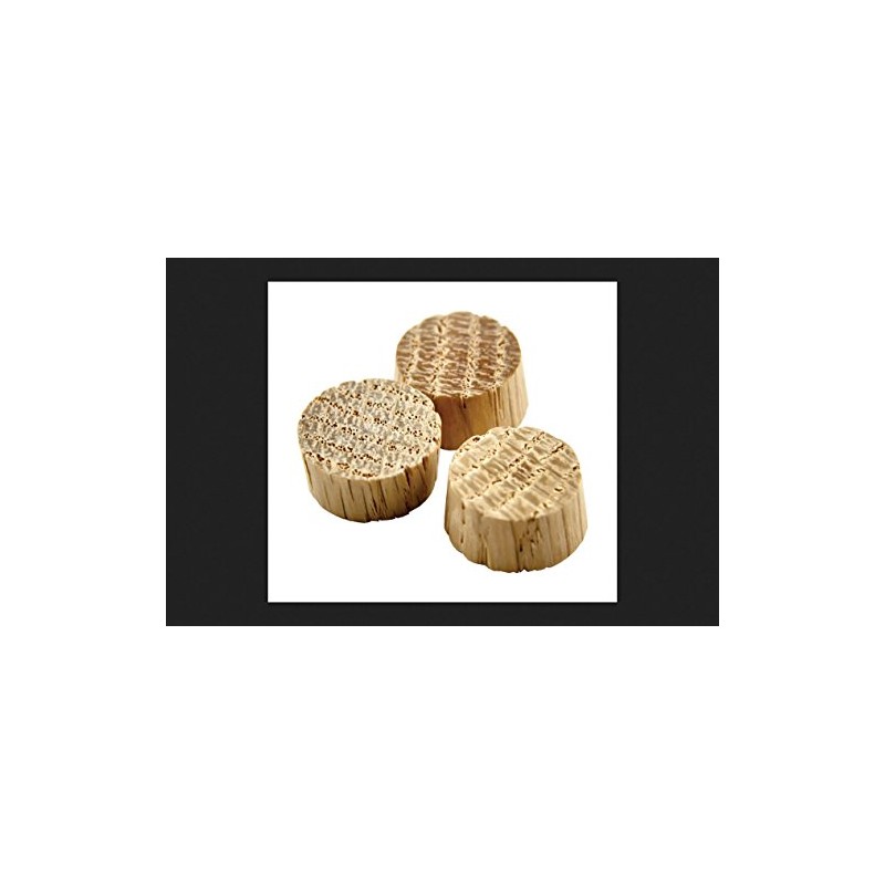 Wolfcraft Flat Oak Head Plug 5/16 in. Dia. x 1/4