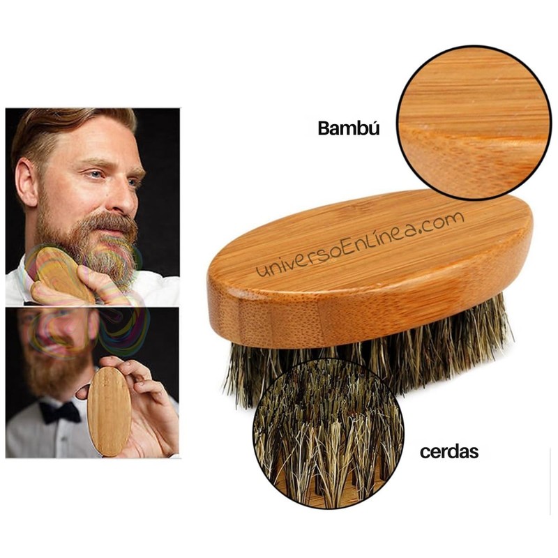 2 Piezas kit Afeitado Perfecto Jabon Crema Afeitar Barber Bigote
