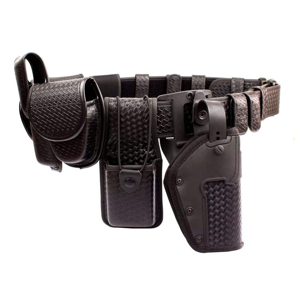 ROCOTACTICAL Sentinel Duty Web Belt, Police Duty Belt Rig, Security Modular Law Enforcement Duty Belt with Pouches