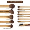 MAANGE 13 PCS 메이크업 브러시 전문가용 프리미엄 합성 파우더 컨실러