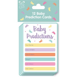 Eurowrap Baby Prediction Cards Baby Shower Game New Baby Boy Girl Newborn Celebration Gift Present Fun Novelty