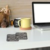 BFLCTGCF 2 PCS Circuit Board Coasters PCB Coasters Immersion Gold