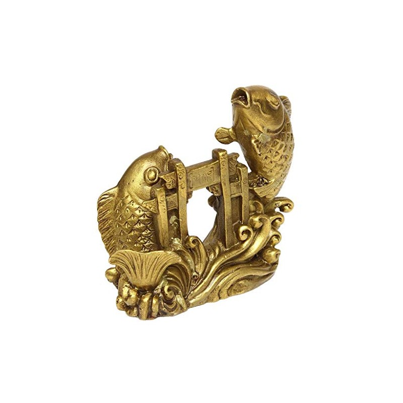 DOUKI YA Feng Shui Goods, Fish, Copper, Dragongate Carp, Good