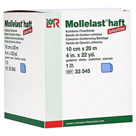 Mollelast Haft Binden Latexfrei 10 Cmx20 m Blau