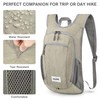 G4Free 10/15L Small Rucksack Foldable Backpack Lightweight Packable Daypack Travel