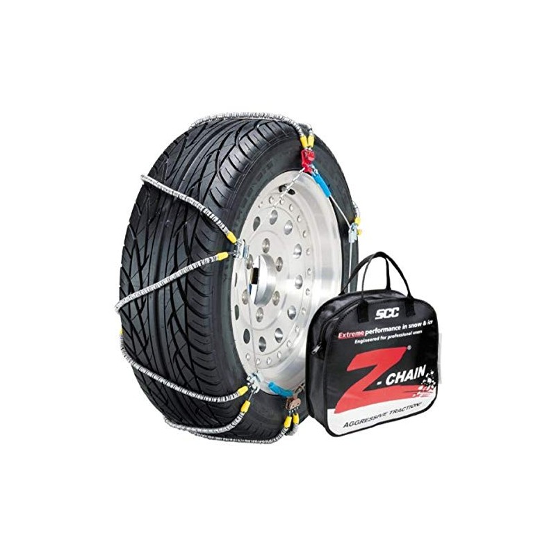 SCC Z-547 Z-Chain Extreme Performance Cable Tire Traction Chain, Silver,