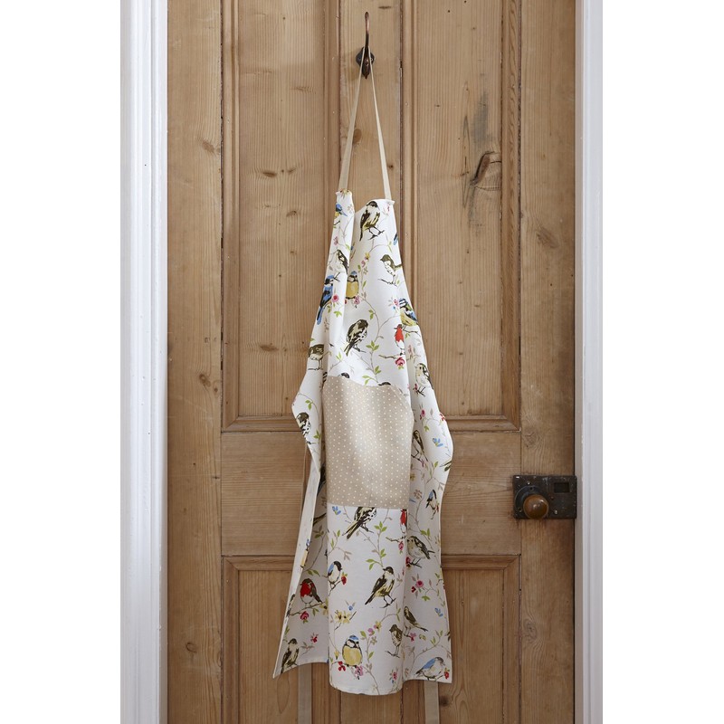 Cooksmart - Cotton apron, floral pattern, 100% cotton, Multicolor, 61x84,Multicolor,9104
