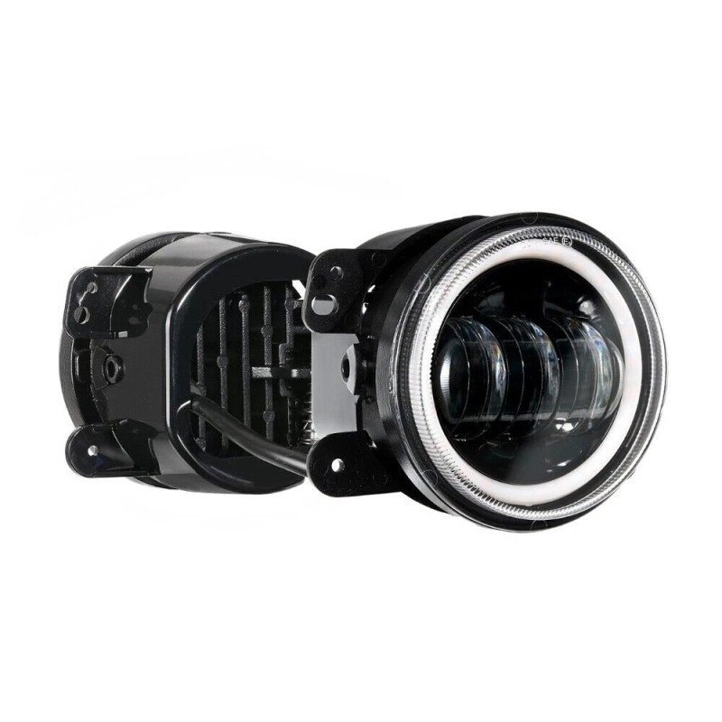 Bricologht 4PCS 7" LED Headlight & 4'' Fog Light Combo