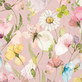 Boston International IHR 3-lagige Papierservietten, 20 Stück, Sada Rose