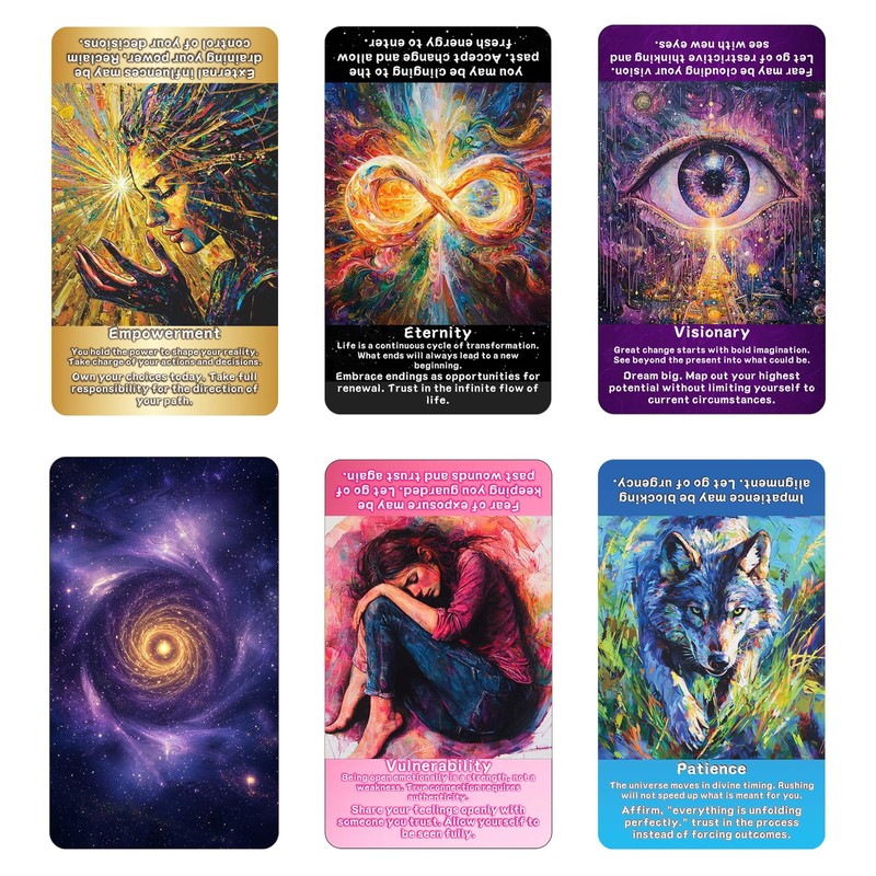 sishui Law of Attraction Oracle Cards: Beginner-Friendly Tarot Cards Deck